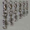 Quick Rig Double Welded Rings Ball Bearing Corkscrew Swivels