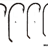 Mustad 4011D-BU Virgina Hollow Point