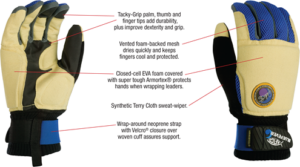 AFTCO Wiremax Fishing Gloves