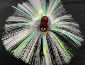 Joe Shute Tuna Lure - 1oz, Candy Apple Red/Crystal