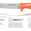 DEXTREME® DUAL EDGE 10" STIFF FILLET KNIFE DX10S WITH SHEATH