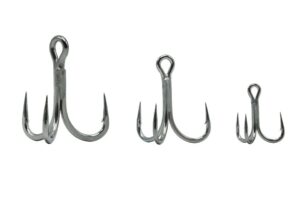 MUSTAD JAW LOK IN-LINE TREBLE HOOK - 5X STRONG