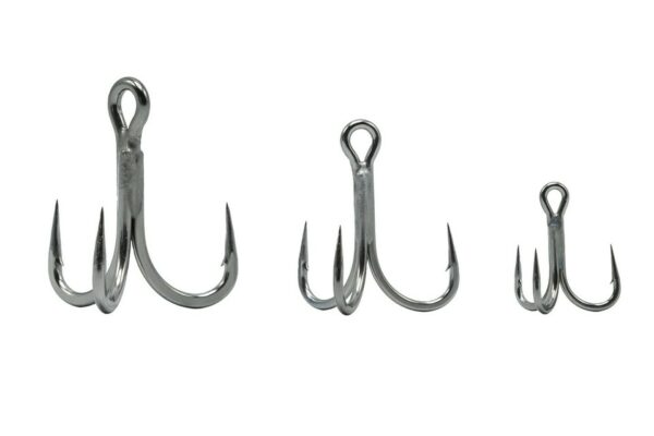 MUSTAD JAW LOK IN-LINE TREBLE HOOK - 5X STRONG