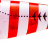 ULTRA 3D LASER M2 #SS Floating - 3 3/4", ZEBRA LUMINOUS RED