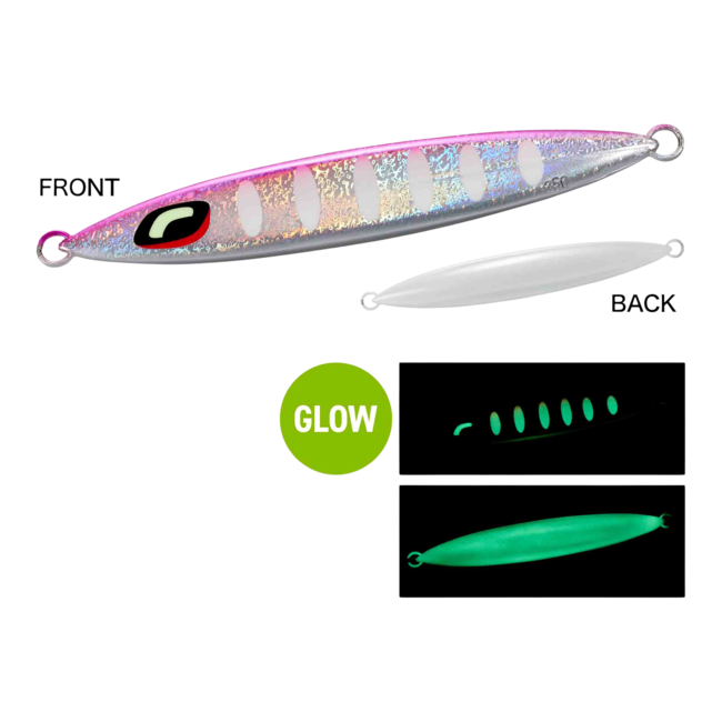 sardine waver pink silver glow
