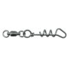Stainless Steel Ball Bearing Dredge Swivel with Stainless Steel Corkscrew Snap, 1000 lb